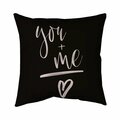 Begin Home Decor 20 x 20 in. You Plus Me-Double Sided Print Indoor Pillow 5541-2020-QU21